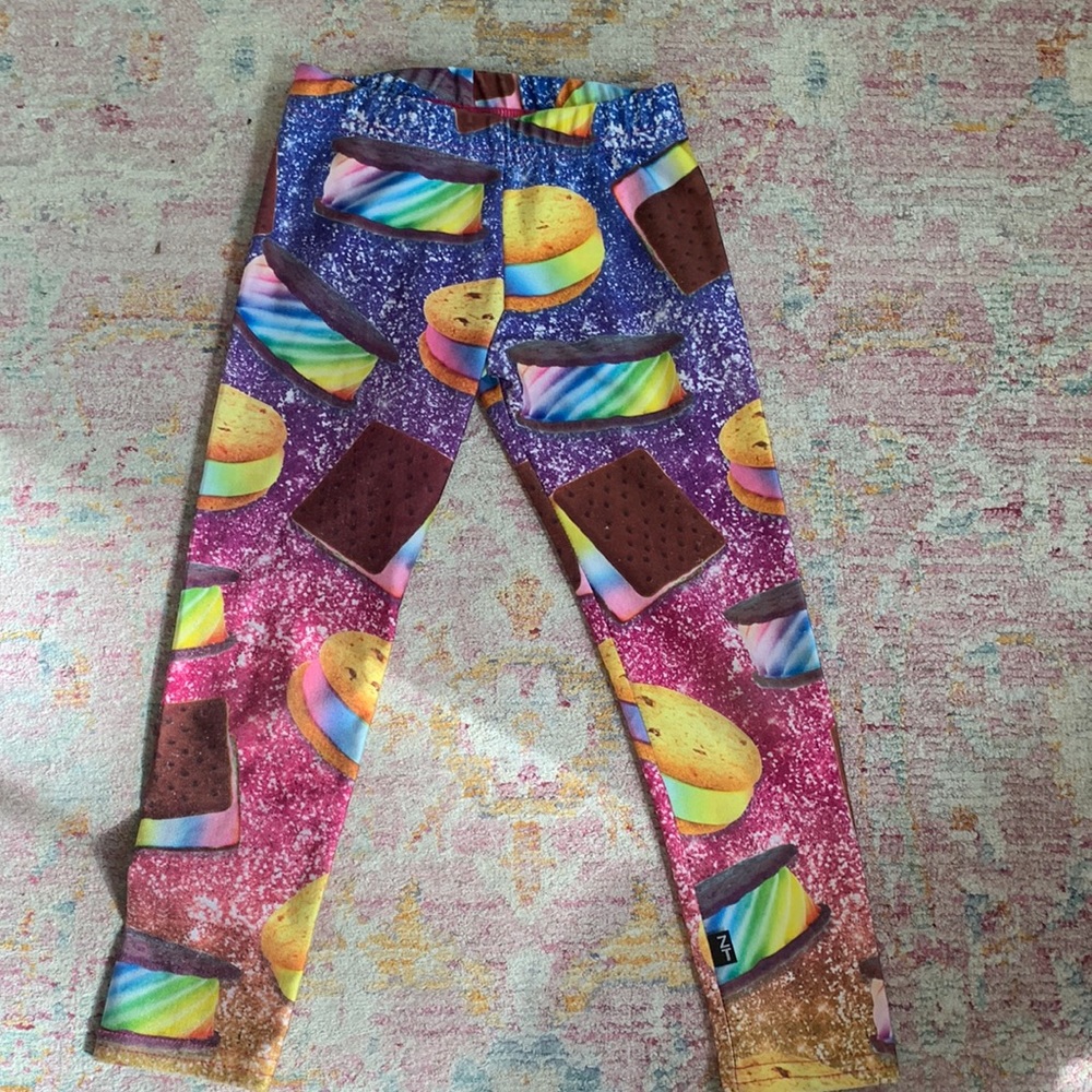 Zara Terez Rainbow Ice Cream Sandwich Leggings